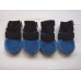 LONSUNEER Dog Boots Breathable and Protect Paws with Soft Nonslip Soles Blue Color Size Medium - Inner Sole Width 2.56 Inch