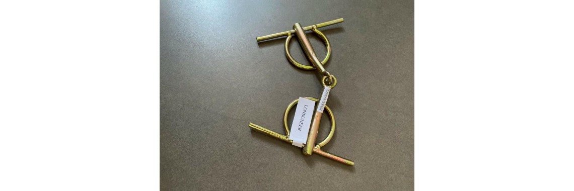 LONSUNEER Animal Chew Alloy Bit for Horse Use